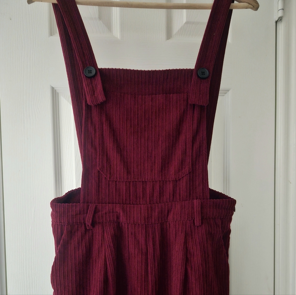 Cider Burgundy Overall Jumpsuit - Picture 10 of 16